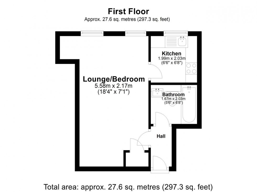 Floorplan for Hatfield, Hertfordshire